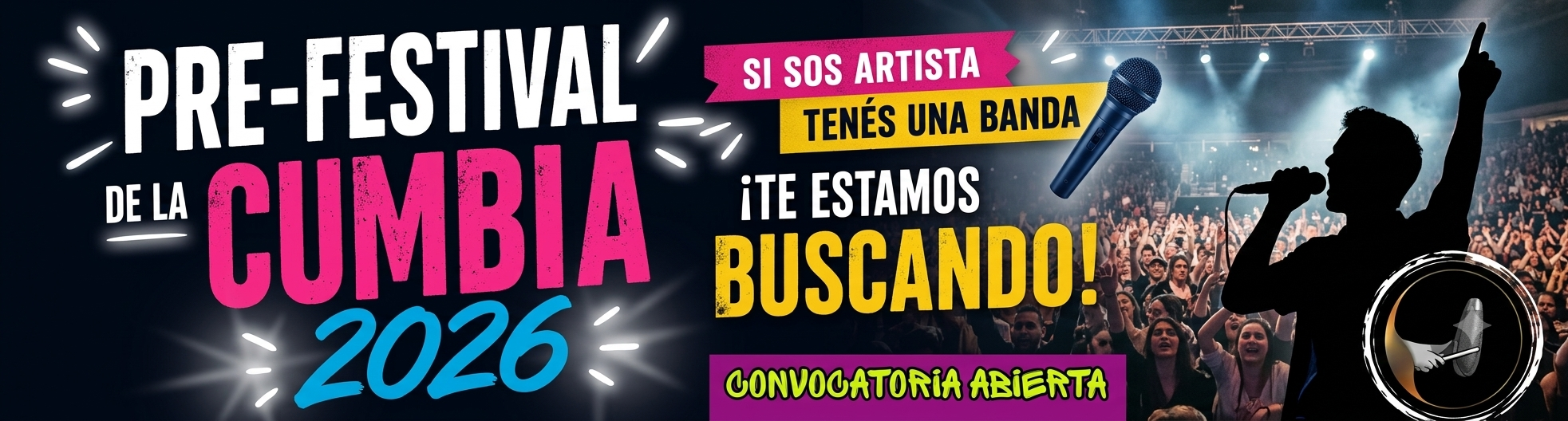 Pre-Festival de la Cumbia 2026: si sos artista o tenés una banda, ¡te estamos buscando! Convocatoria abierta